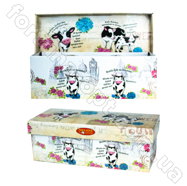 Набор чашек "Пожелания на год" 340мл Helios - 2710 ✅ базовая цена 106.75 грн. ✔ Опт ✔ Скидки ✔ Заходите! - Интернет-магазин ✅ Фортуна-опт ✅