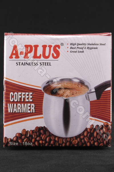 Турка из нержавеющей стали A-Plus - 0263 - 0,5 л ✅ базовая цена $2.15 ✔ Опт ✔ Скидки ✔ Заходите! - Интернет-магазин ✅ Фортуна-опт ✅