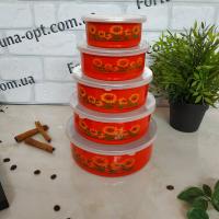 Набор эмалированных цветных судков A - Plus - 0961 - 5 шт➜Опотом и в розницу✅актуальная цена -Интернет магазин ✅Фортуна✅