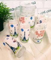 Кувшин +6стак люминарк 7 пр (к1,6мл+6ст.270мл) Haute Cuture Blue 5620 ✅ базовая цена 429.95 грн. ✔ Опт ✔ Акции ✔ Заходите! - Интернет-магазин Fortuna-opt.com.ua.