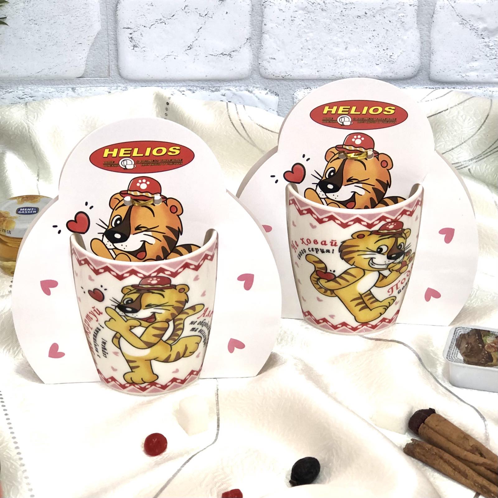 Чашка с тиграми 240 мл подарочная - 2701 ✅ базовая цена 67.84 грн. ✔ Опт ✔ Скидки ✔ Заходите! - Интернет-магазин ✅ Фортуна-опт ✅