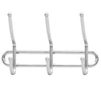 Вешалка настенная хром 3 крючка 26*14.5 см Stenson МН - 0204 ✅ базовая цена $2.53 ✔ Опт ✔ Акции ✔ Заходите! - Интернет-магазин Fortuna-opt.com.ua.