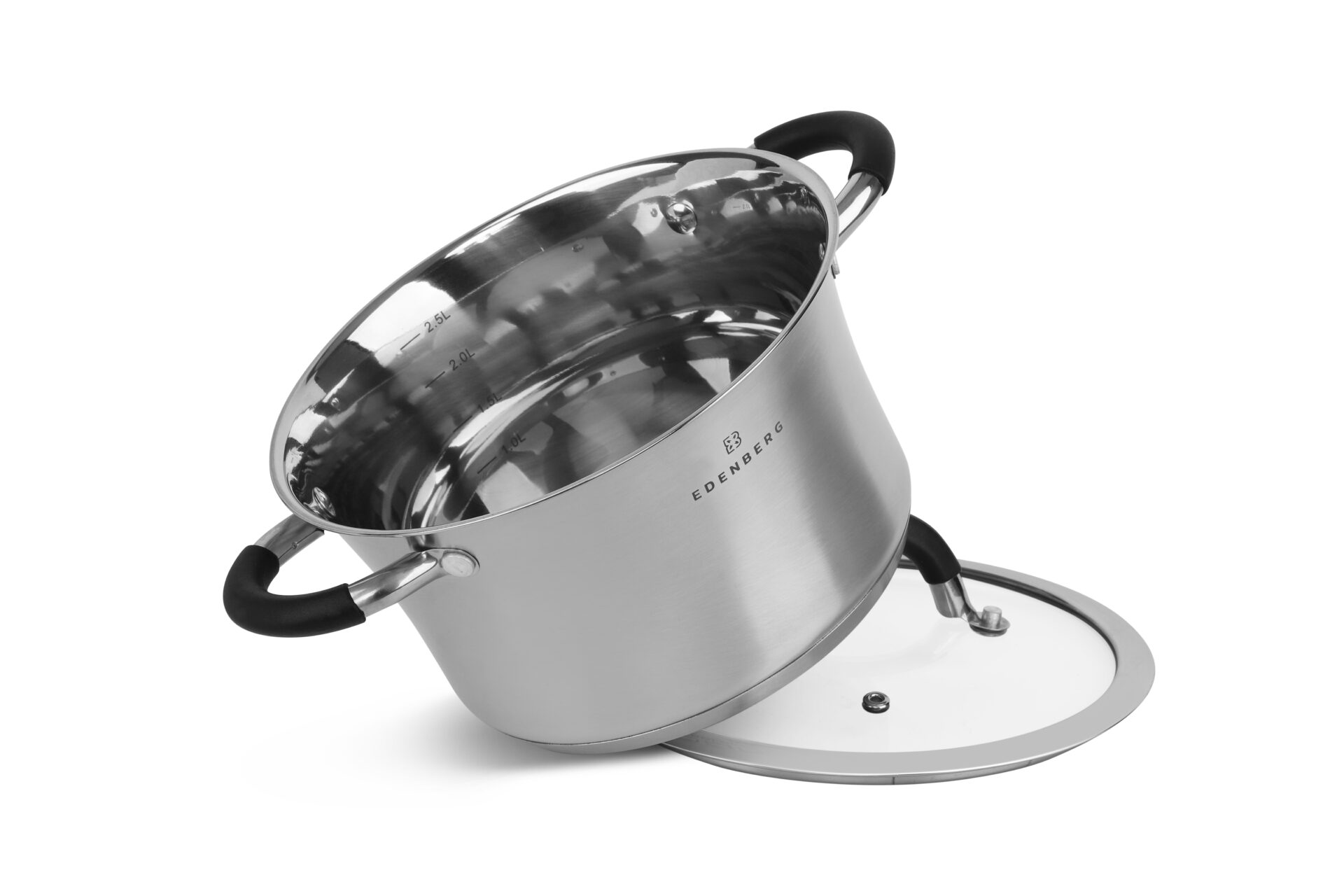 Набор нержавеющих кастрюль с ковшом Edenberg EB - 2403➜ Опт и розница ✅ актуальная цена -Интернет магазин ✅ Фортуна ✅