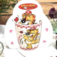 Чашка с тиграми 240 мл подарочная - 2701 ✅ базовая цена 67.84 грн. ✔ Опт ✔ Акции ✔ Заходите! - Интернет-магазин Fortuna-opt.com.ua.