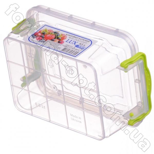 Пищевой контейнер - судочек с ручками 0,3 л - 0300 ➜ Оптом и в розницу ✅ актуальная цена -Интернет магазин ✅ Фортуна ✅