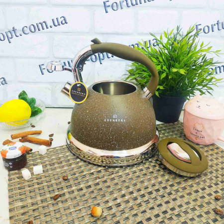 Чайник со свистком на плиту 3 л Edenberg EB - 1955 ✅ базовая цена $17.59 ✔ Опт ✔ Скидки ✔ Заходите! - Интернет-магазин ✅ Фортуна-опт ✅