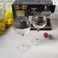 Набор винных бокалов с позолотой 6 шт/наб 280 мл Версаче 08-1688 ➜ Оптом и в розницу ✅ актуальная цена -Интернет магазин ✅ Фортуна ✅ 