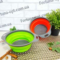 Дуршлаг силиконовый складной A-Plus - 1216 ✅ базовая цена $1.53 ✔ Опт ✔ Акции ✔ Заходите! - Интернет-магазин Fortuna-opt.com.ua.
