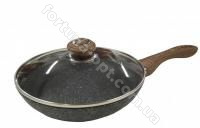 Сковорода с крышкой с гранитным покрытием Benson BN - 538 - 24 см ✅ базовая цена $13.32 ✔ Опт ✔ Акции ✔ Заходите! - Интернет-магазин Fortuna-opt.com.ua.