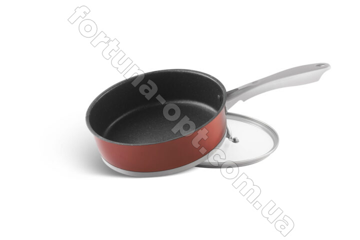 Сковорода глубокая мраморная с крышкой 24х7см Edenberg EB - 4062 ✅ базовая цена $21.88 ✔ Опт ✔ Скидки ✔ Заходите! - Интернет-магазин ✅ Фортуна-опт ✅