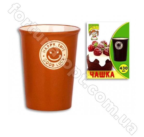 Чашка керамическая 430 мл Elina EL - 3217  ✅ базовая цена 27 грн. ✔ Опт ✔ Скидки ✔ Заходите! - Интернет-магазин ✅ Фортуна-опт ✅