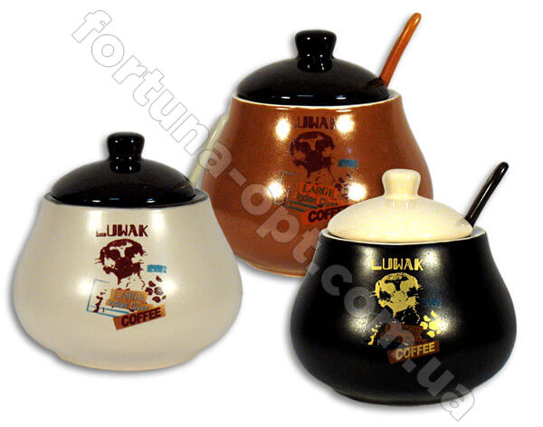 Сахарница с ложкой 250 мл Elina EL-4166 ✅ базовая цена 29.20 грн. ✔ Опт ✔ Акции ✔ Заходите! - Интернет-магазин Fortuna-opt.com.ua.