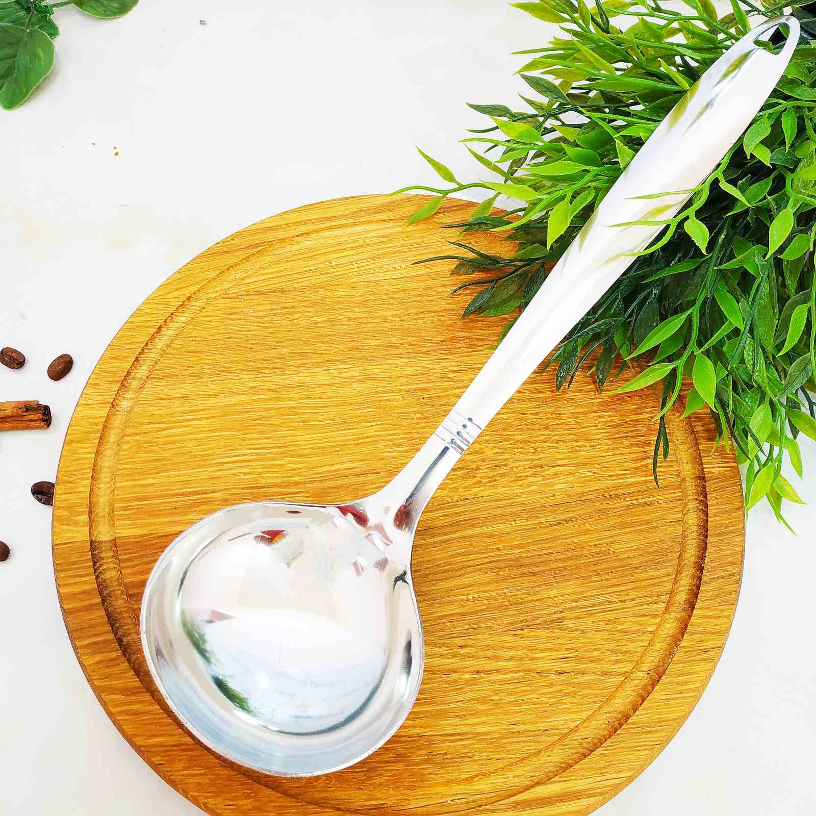 Половник кухонный из нержавеющей стали A-Plus - 0233 ✅ базовая цена $1.20 ✔ Опт ✔ Скидки ✔ Заходите! - Интернет-магазин ✅ Фортуна-опт ✅