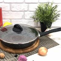 Сковорода с мраморным покрытием 24см А-плюс 1512 ✅ базовая цена $13.37 ✔ Опт ✔ Акции ✔ Заходите! - Интернет-магазин Fortuna-opt.com.ua.