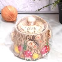 Солонка Пень рисованная -2965 ➜ Оптом и в розницу ✅ актуальная цена -Интернет магазин ✅ Фортуна ✅