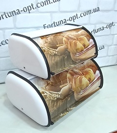Хлебница н/ж  2 в 1 1814 (А-Плюс)  ✅ базовая цена $25.25 ✔ Опт ✔ Скидки ✔ Заходите! - Интернет-магазин ✅ Фортуна-опт ✅ 