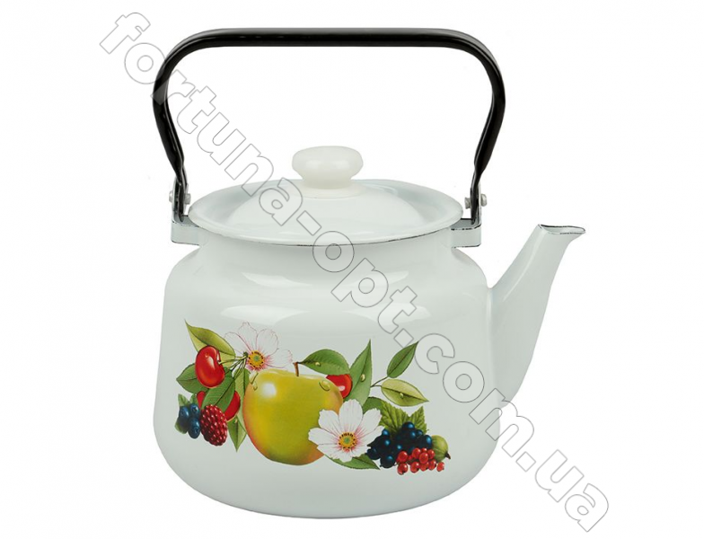 Чайник эмалированный 3,5 л 2713/2 Разное ➜ Оптом и в розницу ✅ актуальная цена - Интернет магазин ✅ Фортуна ✅