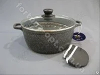 Казан - жаровня с крышкой и мраморным покрытием Frico FRU - 956 - 2,2 л ✅ базовая цена 401.93 грн. ✔ Опт ✔ Скидки ✔ Заходите! - Интернет-магазин ✅ Фортуна-опт ✅