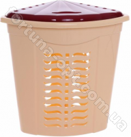 Корзина (бак) для белья угловая пластик 0590 ✅ базовая цена 402.03 грн. ✔ Опт ✔ Акции ✔ Заходите! - Интернет-магазин Fortuna-opt.com.ua.