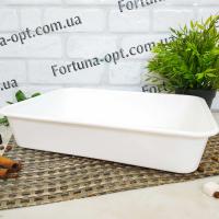 Лоток пищевой белый №2 - 0612 ➜ Оптом и в розницу ✅ актуальная цена -Интернет магазин ✅ Фортуна ✅