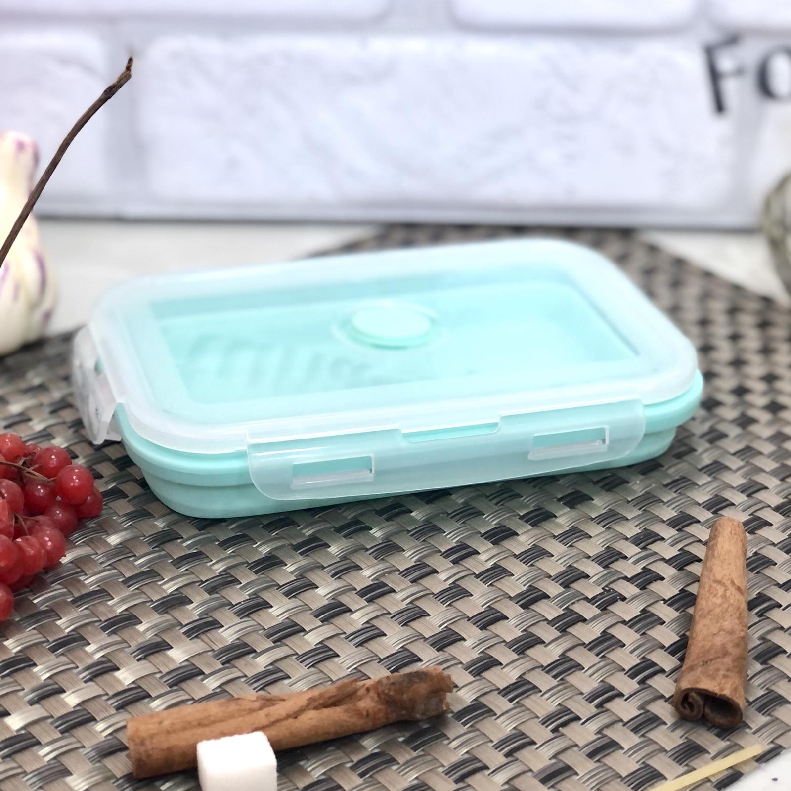 Ланч-бокс силиконовый складной A-Plus - 1912С ➜ фото ➜ розн цена $2.83 - Интернет-магазин ✅ Fortuna-opt.com.ua. ✅