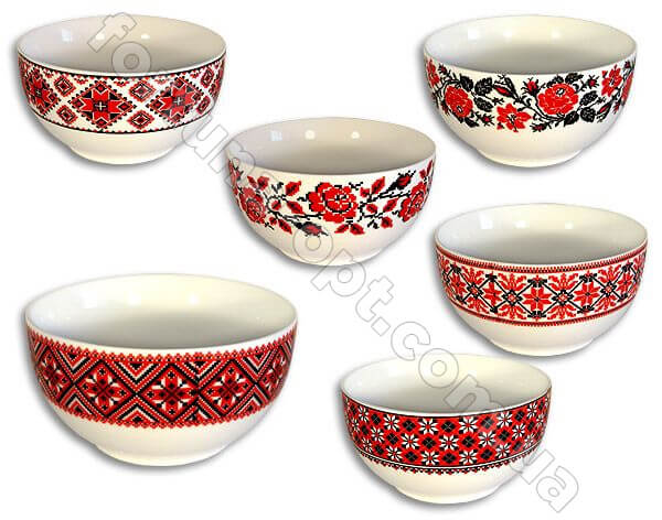 Пиала керамическая Украина 480 мл Elina EL-4173 ➜ Оптом и в розницу ✅ актуальная цена - Интернет магазин ✅ Фортуна ✅