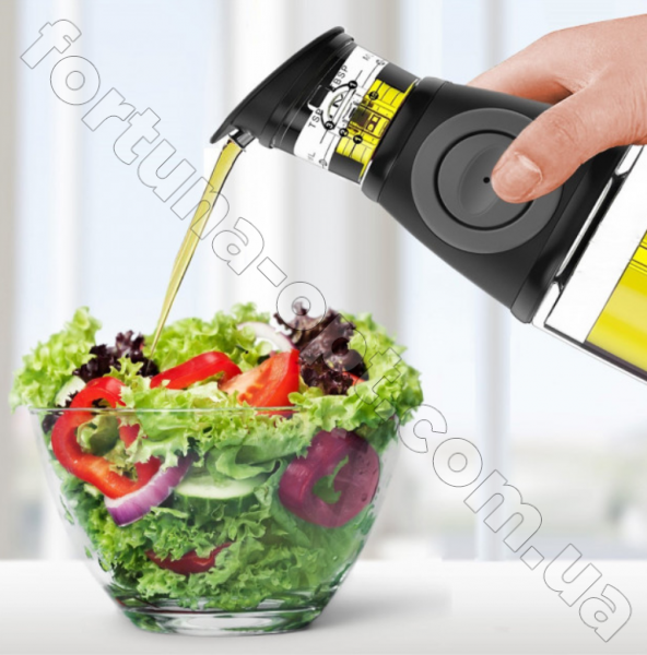 Бутылка для масла стеклянная с мерной чашей 250 мл Frico FRU - 0123 ✅ базовая цена $4.12 ✔ Опт ✔ Скидки ✔ Заходите! - Интернет-магазин ✅ Фортуна-опт ✅