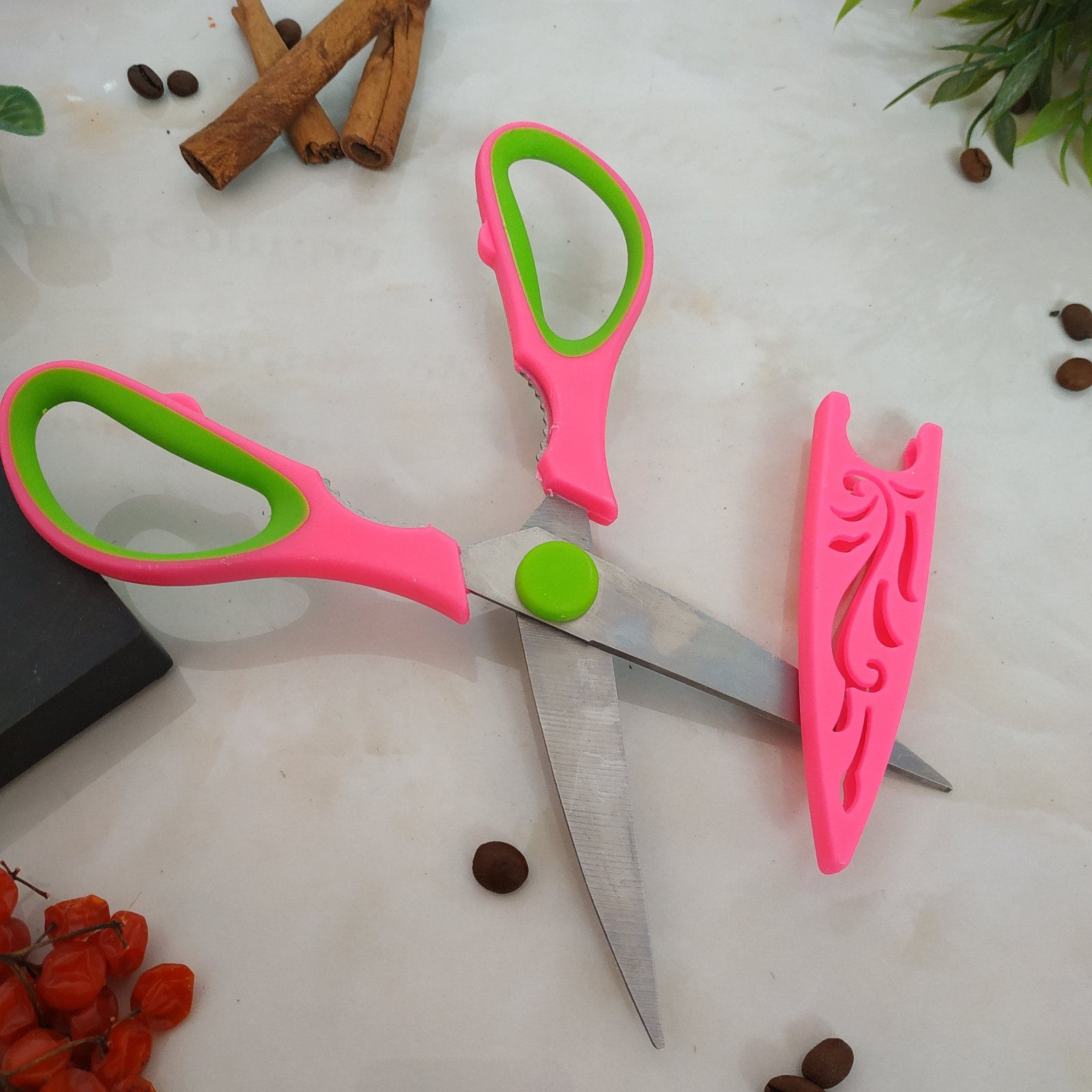 Ножницы кухонные 2в1 21*8см 21295 ✅ базовая цена $1.07 ✔ Опт ✔ Скидки ✔ Заходите! - Интернет-магазин ✅ Фортуна-опт ✅