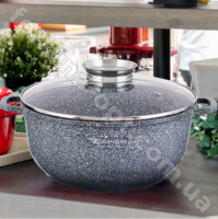 Кастрюля-казан с крышкой Edenberg 28 см, 6.5 л (EB - 3980) ✅ базовая цена $28.89 ✔ Опт ✔ Акции ✔ Заходите! - Интернет-магазин Fortuna-opt.com.ua.