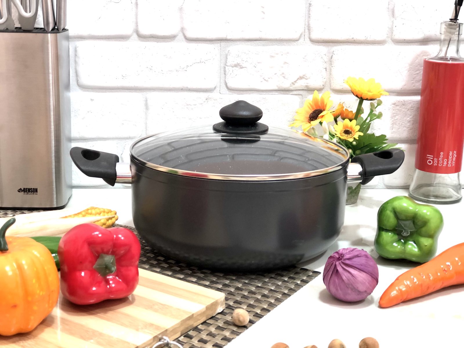 Кастрюля с керамическим покрытием A-Plus - 1733 - 2,0 л ✅ базовая цена $14.86 ✔ Опт ✔ Скидки ✔ Заходите! - Интернет-магазин ✅ Фортуна-опт ✅