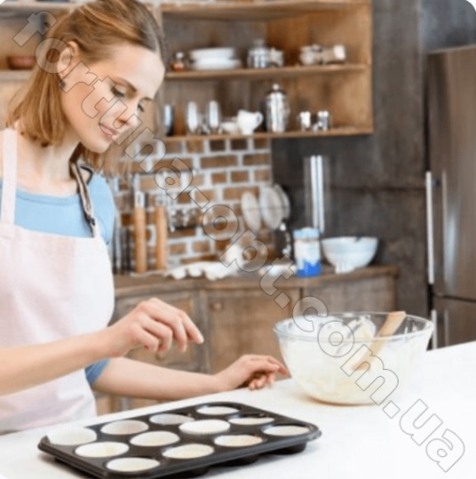 Форма для кексов мраморная A-Plus - 1145 ✅ базовая цена $3.98 ✔ Опт ✔ Скидки ✔ Заходите! - Интернет-магазин ✅ Фортуна-опт ✅