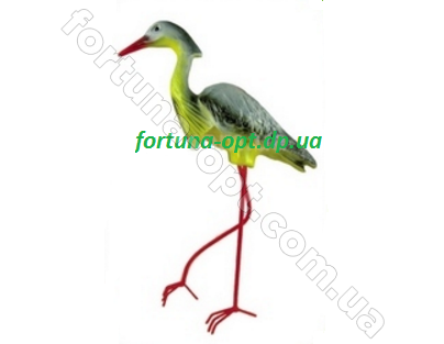 Цапля на метал. ногах (полимер) 0290 ➜ Оптом и в розницу ✅ актуальная цена -Интернет магазин ✅ Фортуна ✅