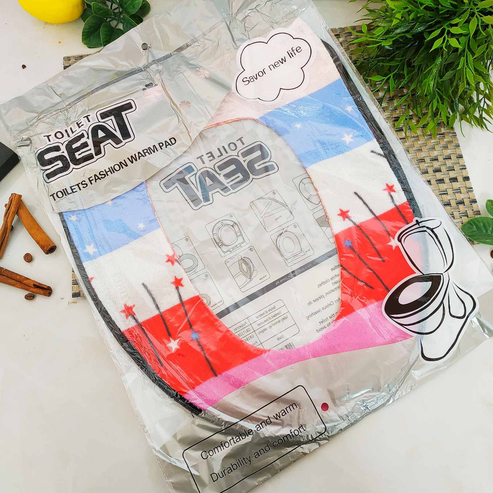 Чехол на крышку унитаза на молнии 1019 ✅ базовая цена 113 грн. ✔ Опт ✔ Скидки ✔ Заходите! - Интернет-магазин ✅ Фортуна-опт ✅