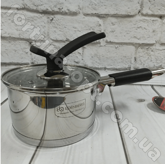 Ковш с крышкой Edenberg EB - 3682 - 1,3 л ✅ базовая цена $8.38 ✔ Опт ✔ Скидки ✔ Заходите! - Интернет-магазин ✅ Фортуна-опт ✅