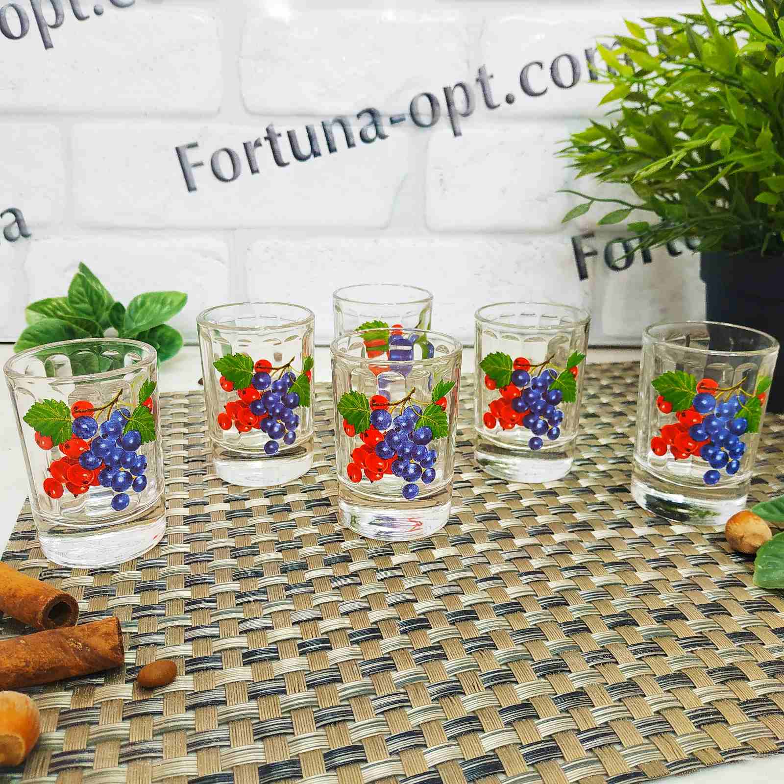 Стопки Каприз фрукты 6 шт/наб - 9150 - 50 мл ✅ базовая цена 95.82 грн. ✔ Опт ✔ Скидки ✔ Заходите! - Интернет-магазин ✅ Фортуна-опт ✅