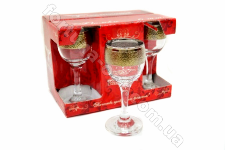 Набор рюмок Золотой карат KAV 22-134 60 мл ➜ Оптом и в розницу ✅ актуальная цена -Интернет магазин ✅  Фортуна ✅