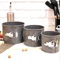 Набор разъемных форм с мраморным покрытием для выпечки пасхи A - Plus - 1119 - 3 шт ➜ Оптом и в розницу ✅ актуальная цена -Интернет магазин ✅ Фортуна ✅