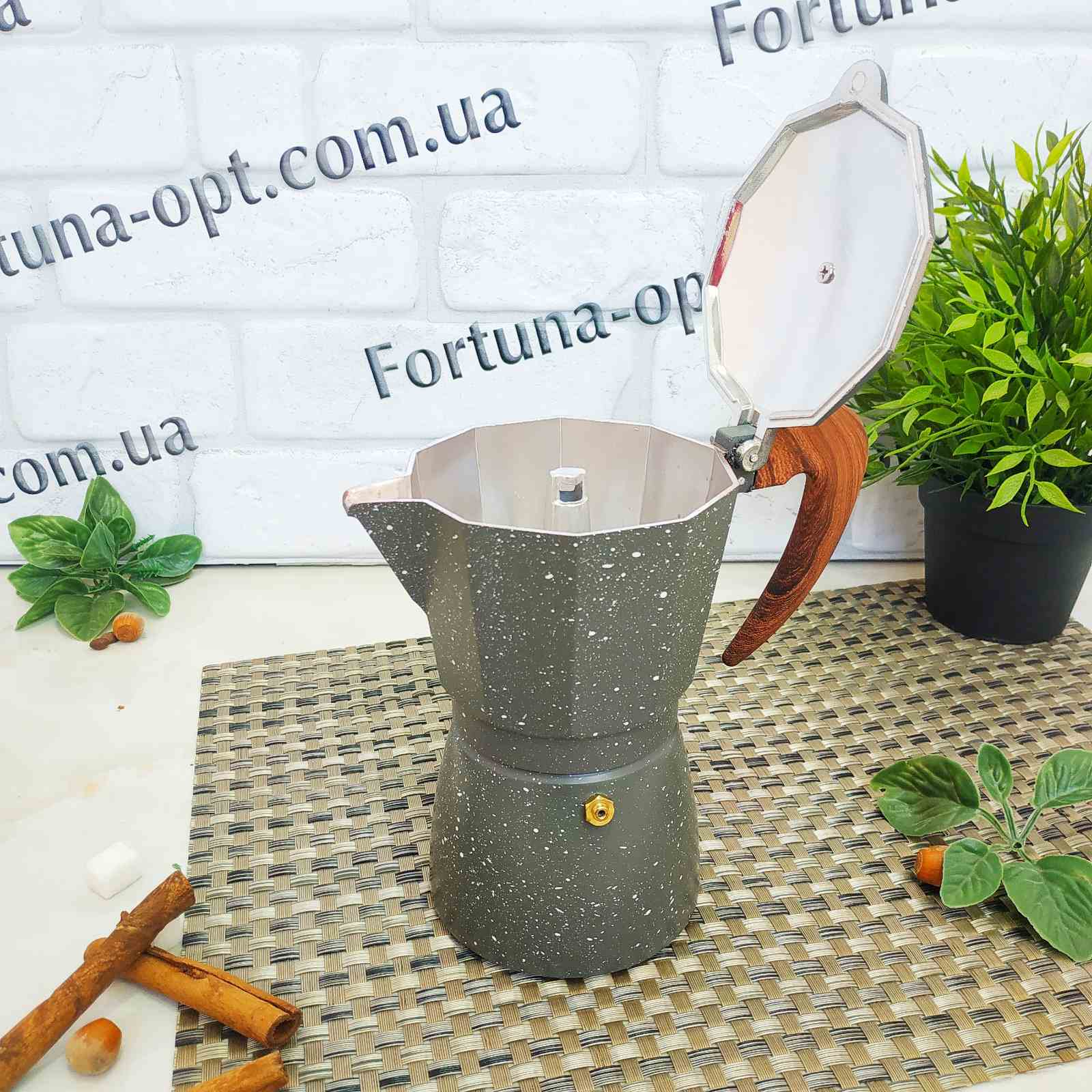 Гейзерная кофеварка мраморная A-Plus - 2085 300 мл ✅ базовая цена $6.52 ✔ Опт ✔ Скидки ✔ Заходите! - Интернет-магазин ✅ Фортуна-опт ✅