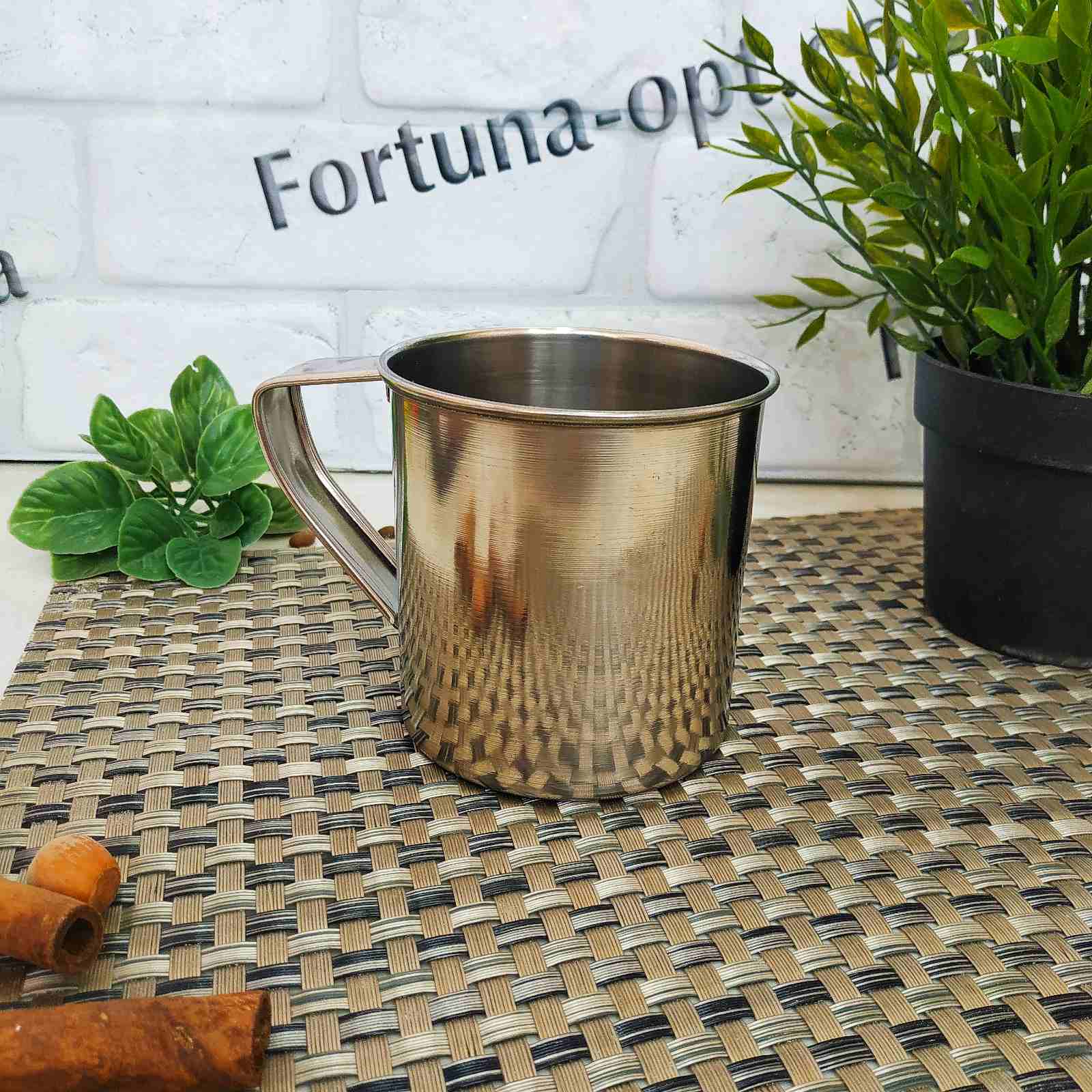 Кружка из нержавеющей стали 9 см A-Plus - 0274 ✅ базовая цена $0.91 ✔ Опт ✔ Скидки ✔ Заходите! - Интернет-магазин ✅ Фортуна-опт ✅