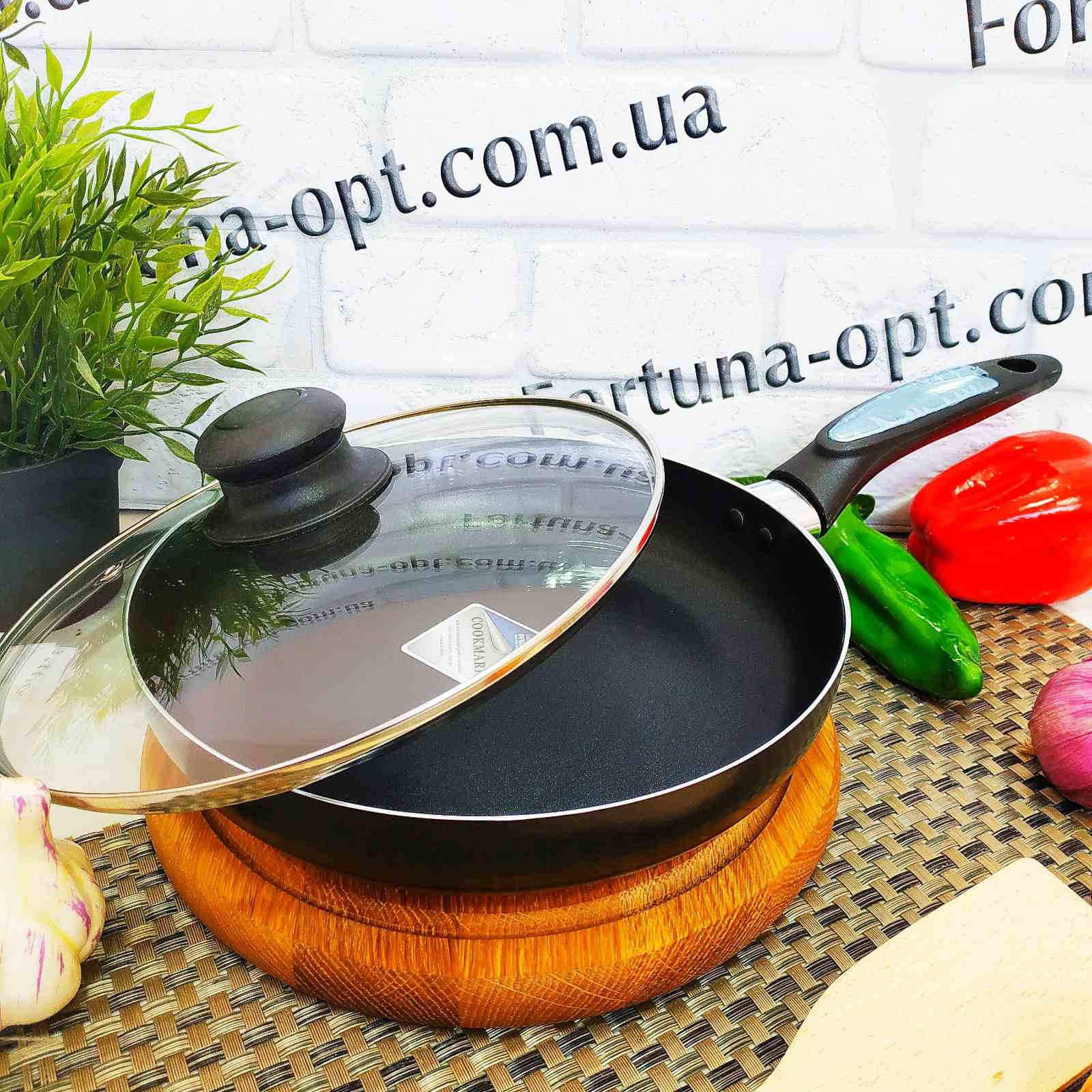 Сковорода 26 см A-Plus - 1103 ✅ базовая цена $10.76 ✔ Опт ✔ Скидки ✔ Заходите! - Интернет-магазин ✅ Фортуна-опт ✅