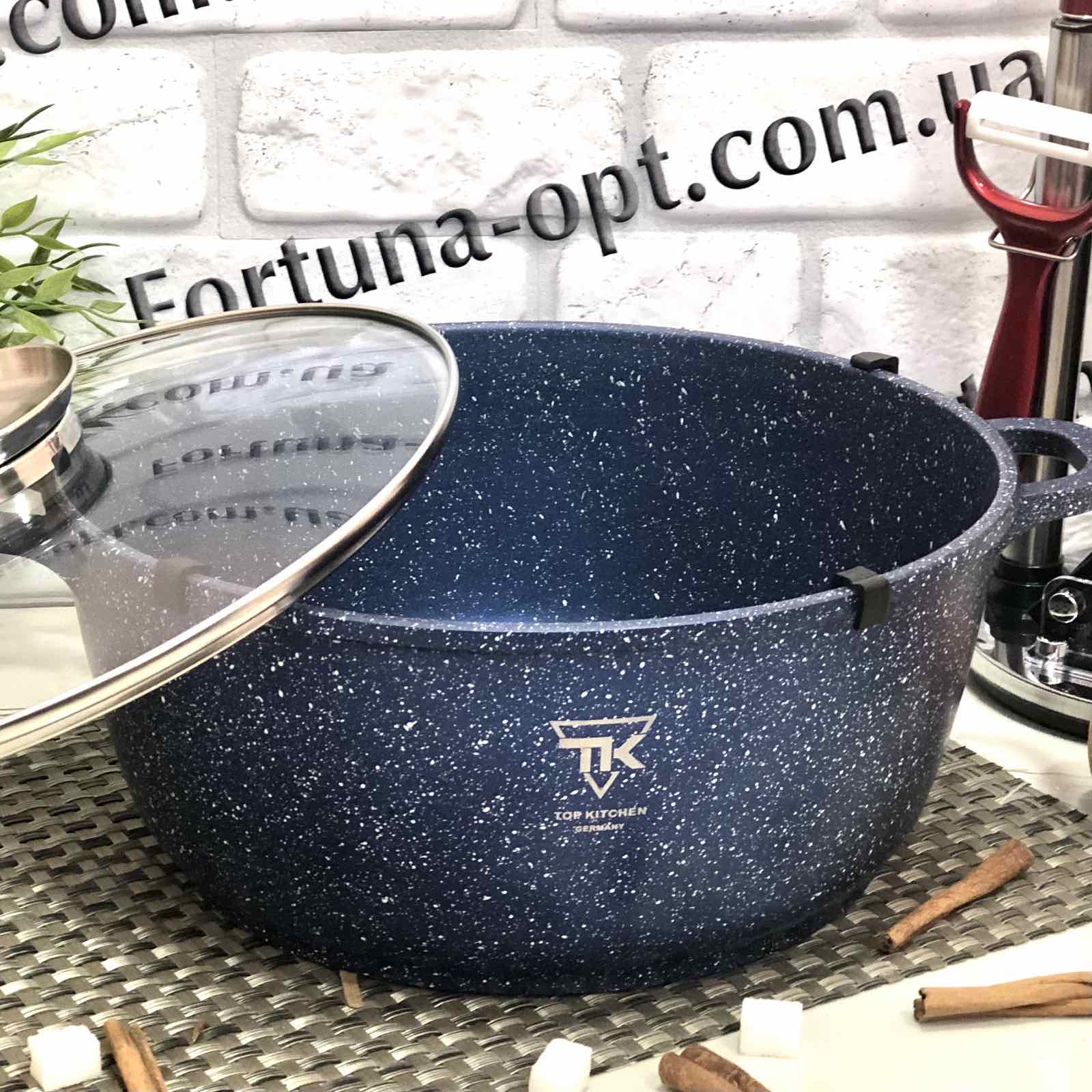 Кастрюля-казан Top Kitchen 5,7л синий (28 см) TК 00053 ✅ базовая цена $22.51 ✔ Опт ✔ Скидки ✔ Заходите! - Интернет-магазин ✅ Фортуна-опт ✅