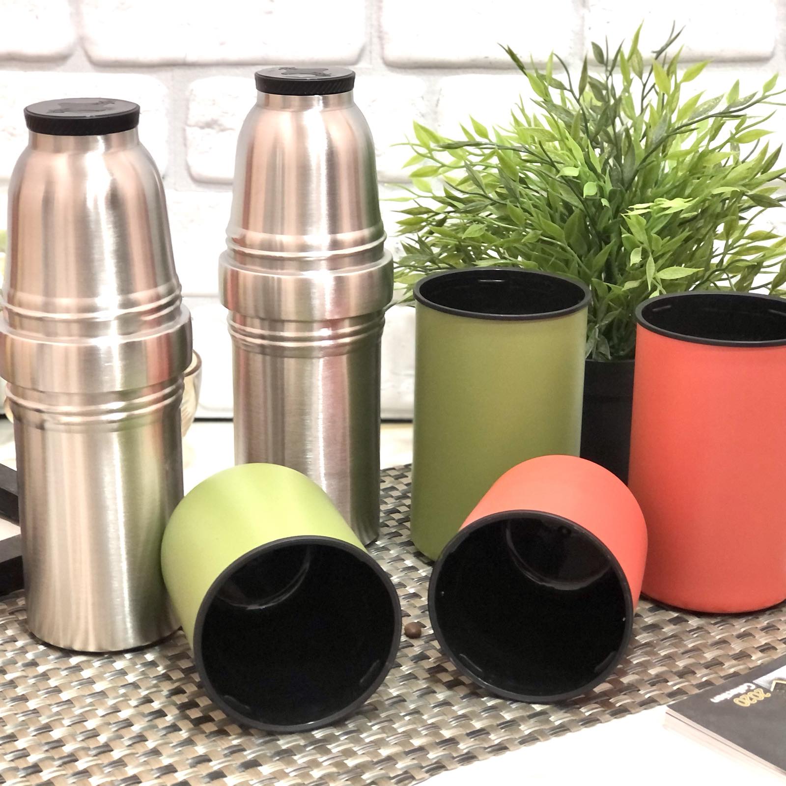 Термос нержавеющий с цветным копусом 0,75л  (А-Плюс) 1801 ➜ фото ➜ розн цена $7.40 - Интернет-магазин ✅ Fortuna-opt.com.ua. ✅