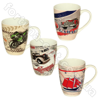 Чашка керамическая 350 мл Авто 4160-21 ✅ базовая цена 29.41 грн. ✔ Опт ✔ Акции ✔ Заходите! - Интернет-магазин Fortuna-opt.com.ua.