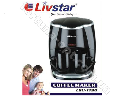 Кофеварка на 2 чашки Livstar LSU - 1190 ✅ базовая цена $12.79 ✔ Опт ✔ Скидки ✔ Заходите! - Интернет-магазин ✅ Фортуна-опт ✅