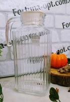 Кувшин "Quadro" 1,7л с крышкой 4069 ✅ базовая цена 161.32 грн. ✔ Опт ✔ Акции ✔ Заходите! - Интернет-магазин Fortuna-opt.com.ua.