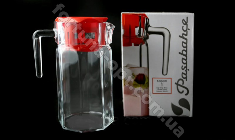 Кувшин с крышкой Kosem Pasabahce 43414 - 1,25 л ➜ Оптом и в розницу ✅ актуальная цена -Интернет магазин ✅Фортуна✅