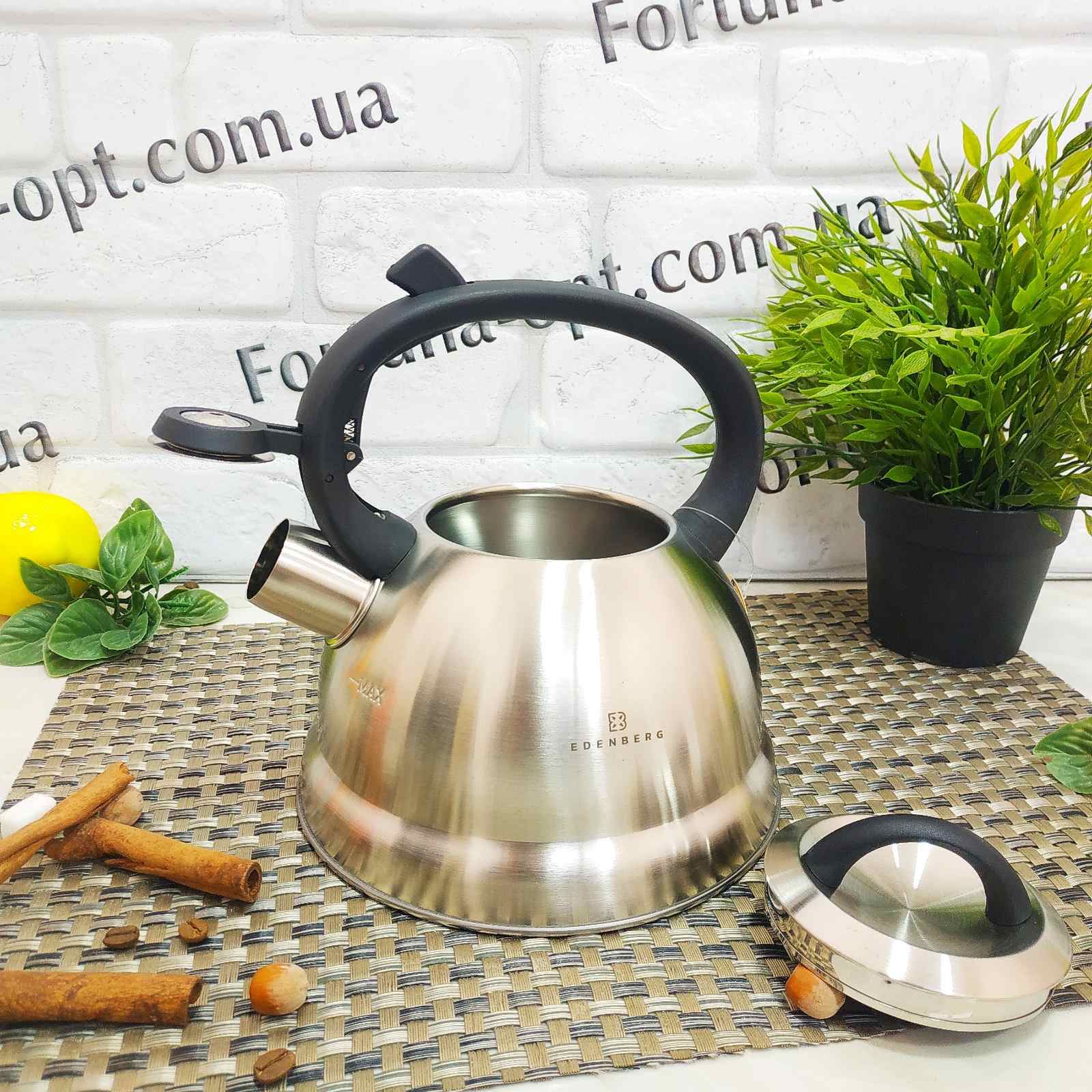 Чайник с двойным дном Edenberg 2 л EB - 1980 ✅ базовая цена $10.77 ✔ Опт ✔ Скидки ✔ Заходите! - Интернет-магазин ✅ Фортуна-опт ✅