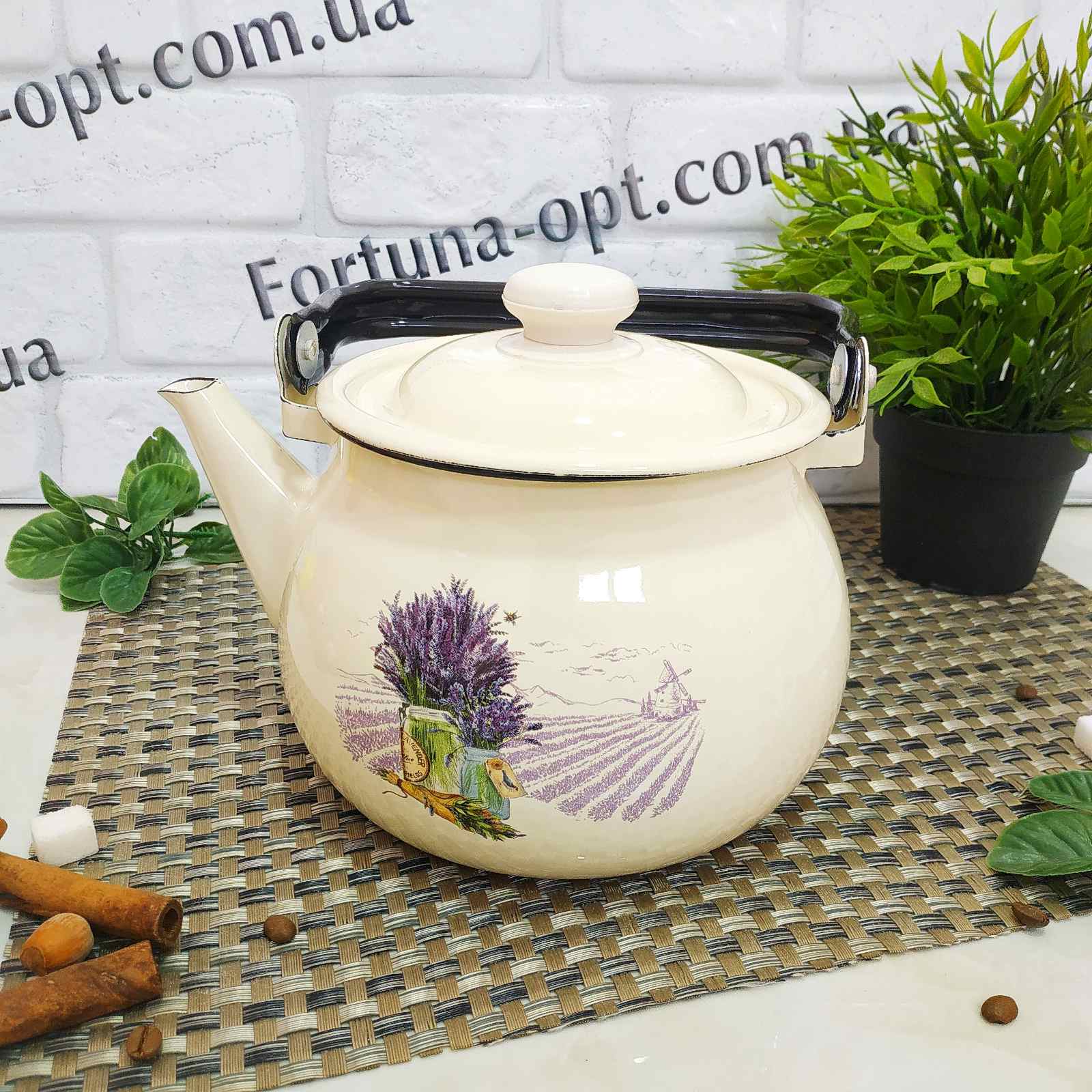 Чайник эмалированный 2,5л 2710/2 Разное ✅ базовая цена 526.77 грн. ✔ Опт ✔ Скидки ✔ Заходите! - Интернет-магазин ✅ Фортуна-опт ✅