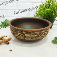 Макитра 4 л без крышки из красной глины - 7780 ➜ Оптом и в розницу ✅ актуальная цена - Интернет магазин ✅ Фортуна ✅