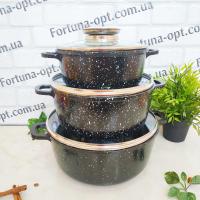 Набор кастрюль с мраморным покрытием A-Plus - 1490 ✅ базовая цена $60.49 ✔ Опт ✔ Акции ✔ Заходите! - Интернет-магазин Fortuna-opt.com.ua.